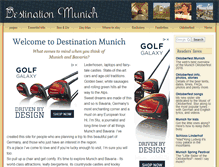 Tablet Screenshot of destination-munich.com